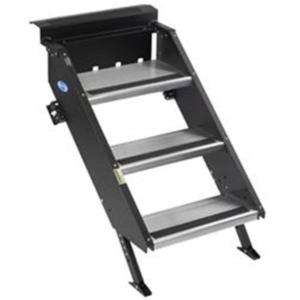 Green Arrow Equipment STP32629H 26 in. 3 Step with Strut Assist Weightless RV Steps GR2605208 - main